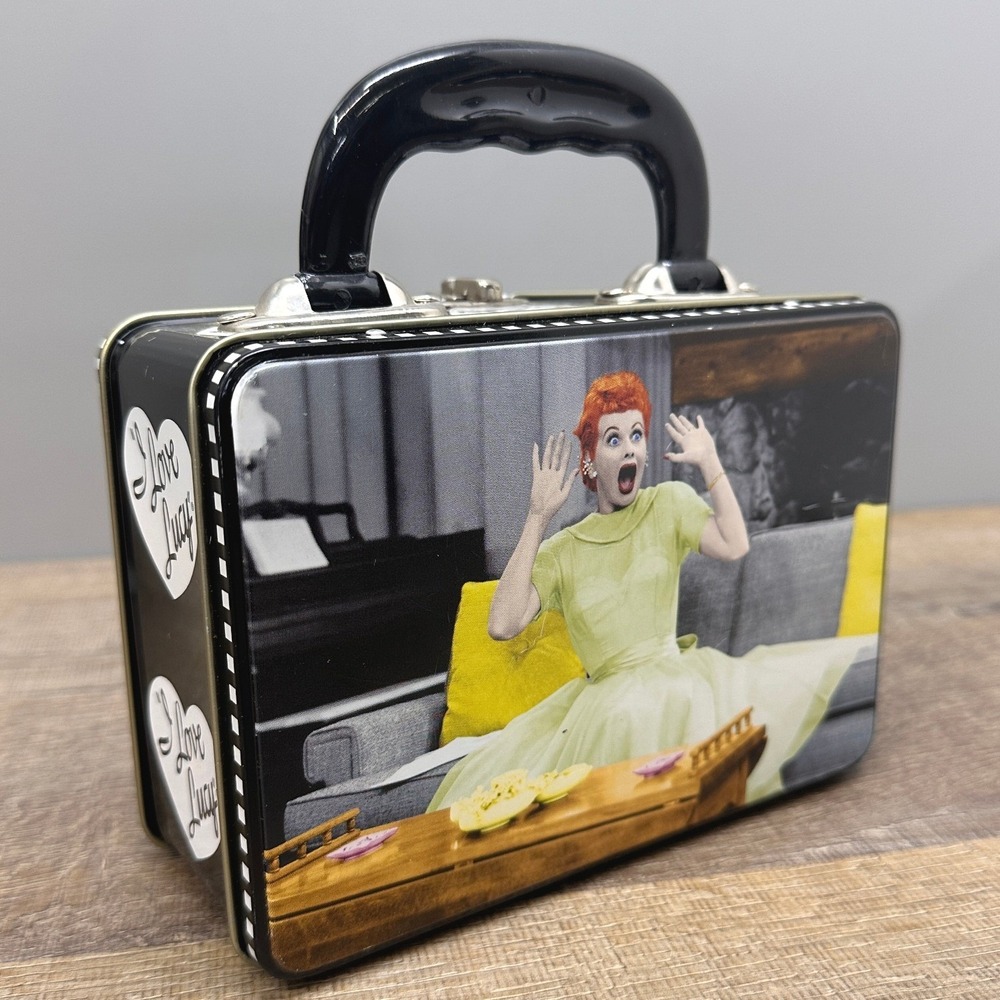 Vandor I Love Lucy Tin Lunch Box Collectible Metal Tote Lucille Ball 14070
